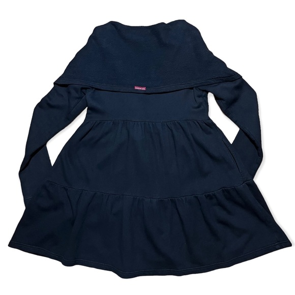 Hard Tail Forever Tiered Bamboo Cotton Jacket in Black Sz M - Picture 3 of 16